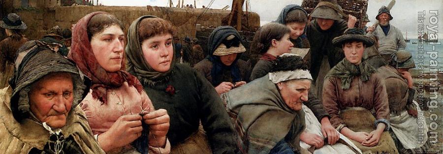 Walter Langley : Waiting For The Boats